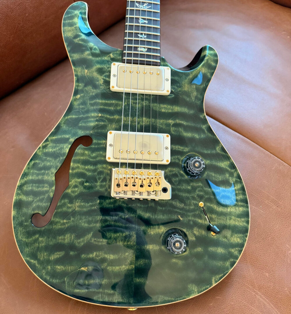 Used PRS Custom 22 Semi-Hollow Wood Library Quilted 10-Top