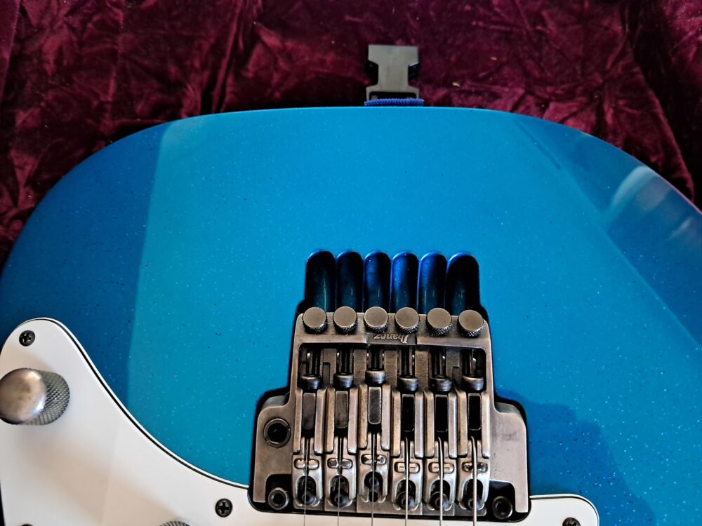 Ibanez JEM7V-SBL Steve Vai Signature with Rosewood Fretboard 2002 - 2004 - Sparkle Blue