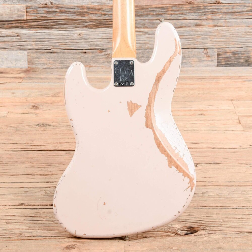 Fender Flea Artist Series Road Worn Signature Jazz Bass Shell Pink 2018 - My Store