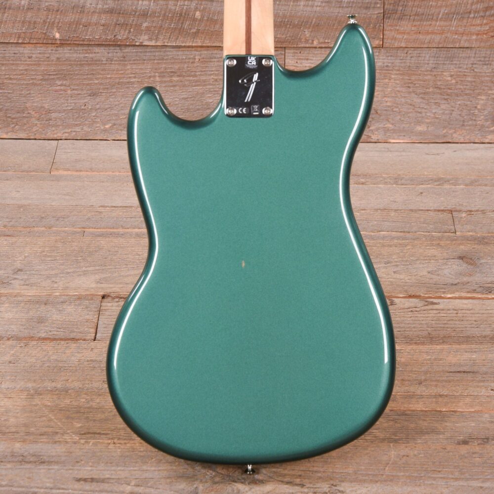 Fender Player Mustang Bass PJ Sherwood Green w/3-Ply Mint Pickguard - My Store