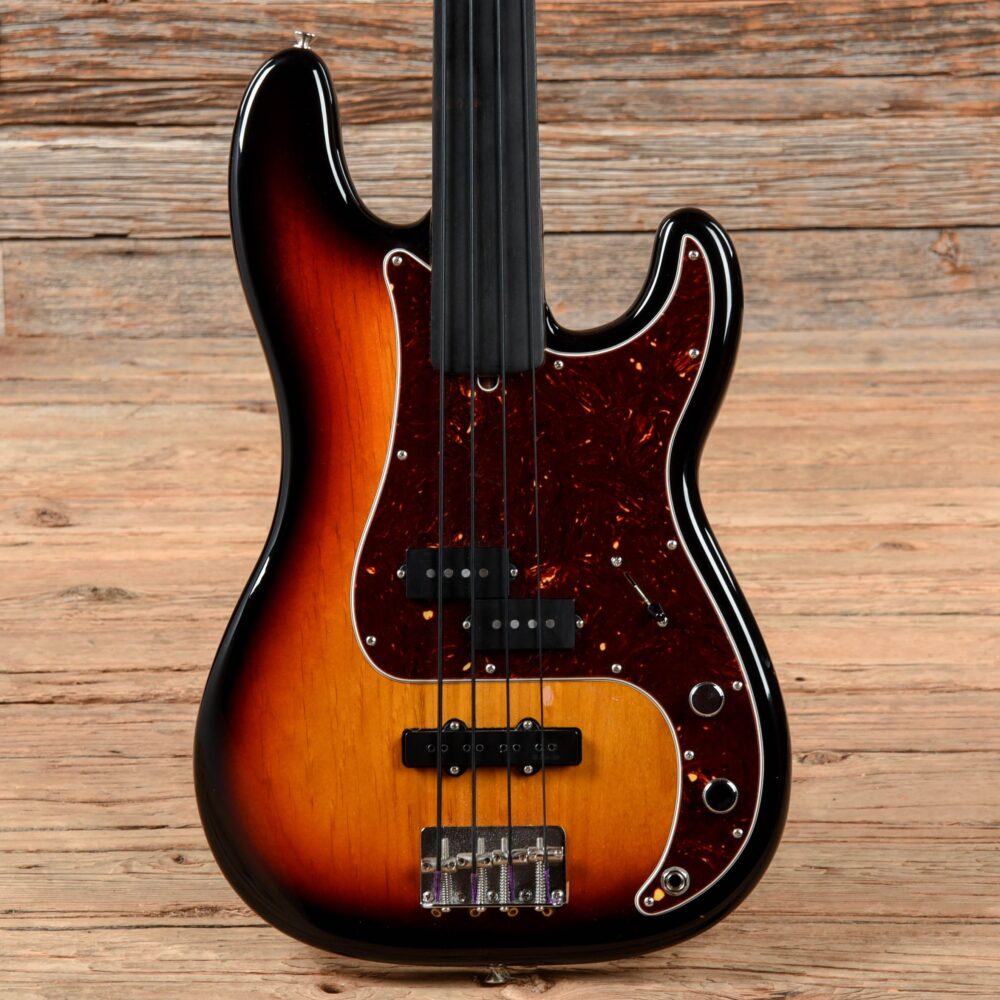 Fender Tony Franklin Artist Series Fretless Precision Bass 3-Tone Sunburst 2018 - My Store