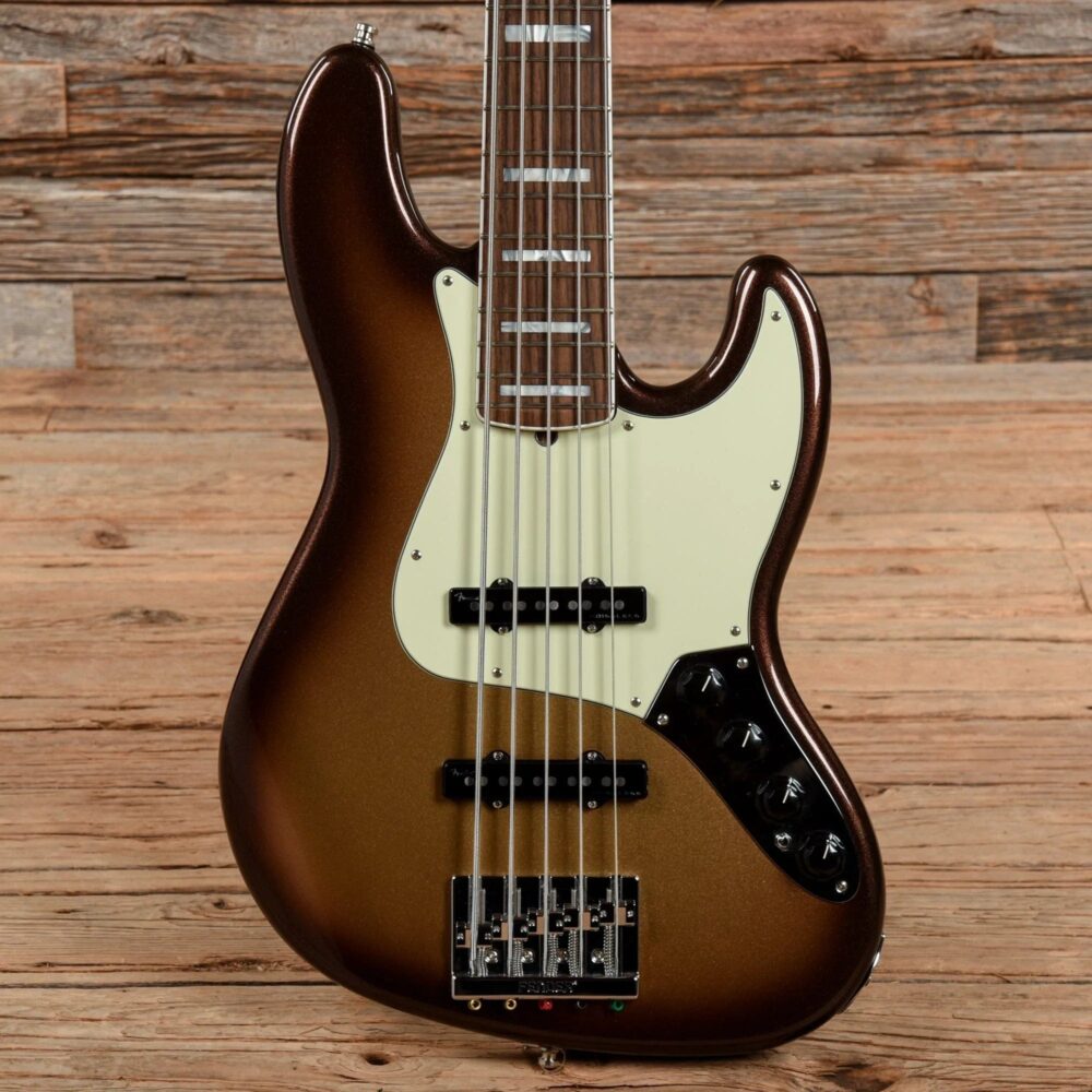 Fender American Ultra Jazz Bass V Mocha Burst 2021 - My Store