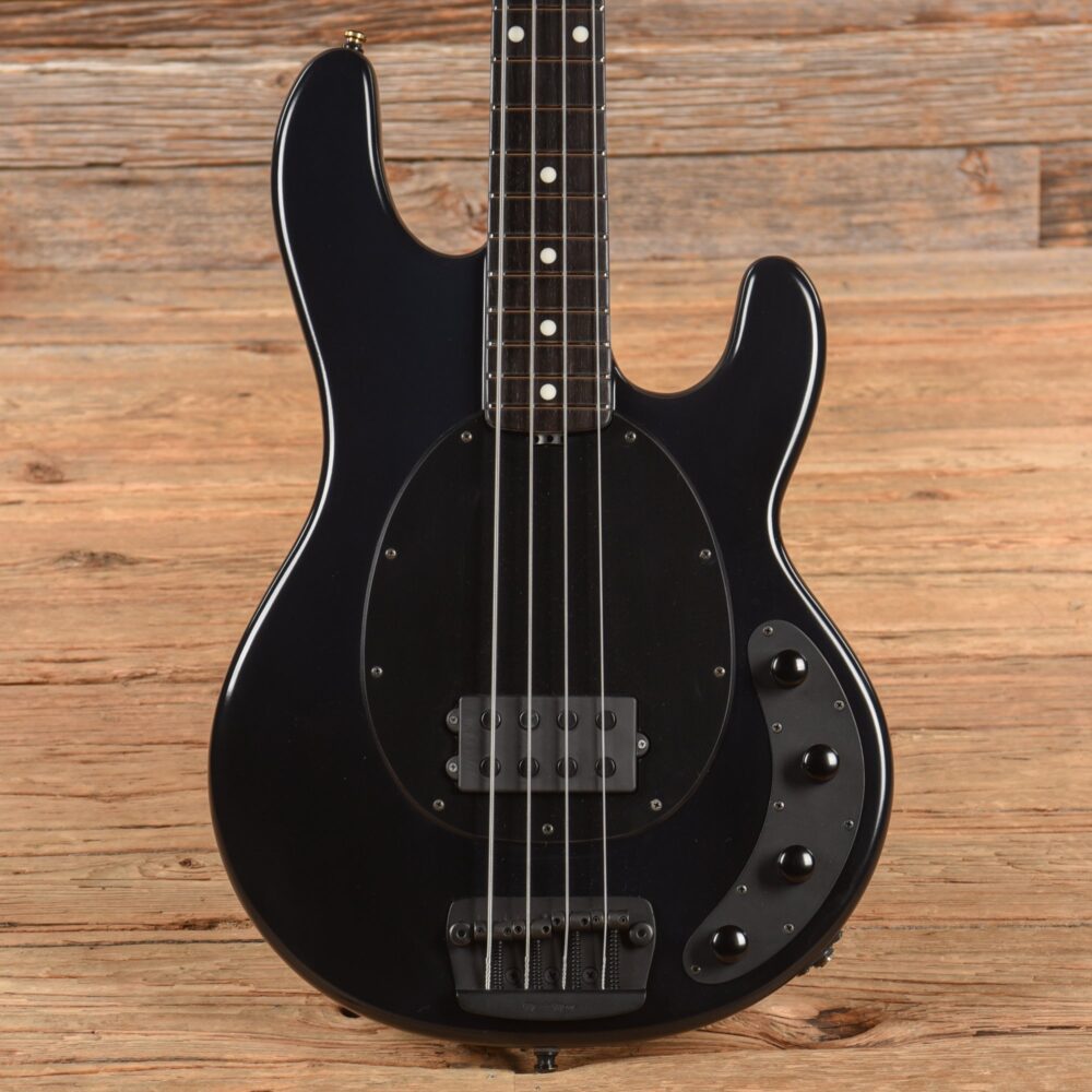 Music Man StingRay 4 H Neck-Through 3-Band EQ Stealth Black 2016 - My Store