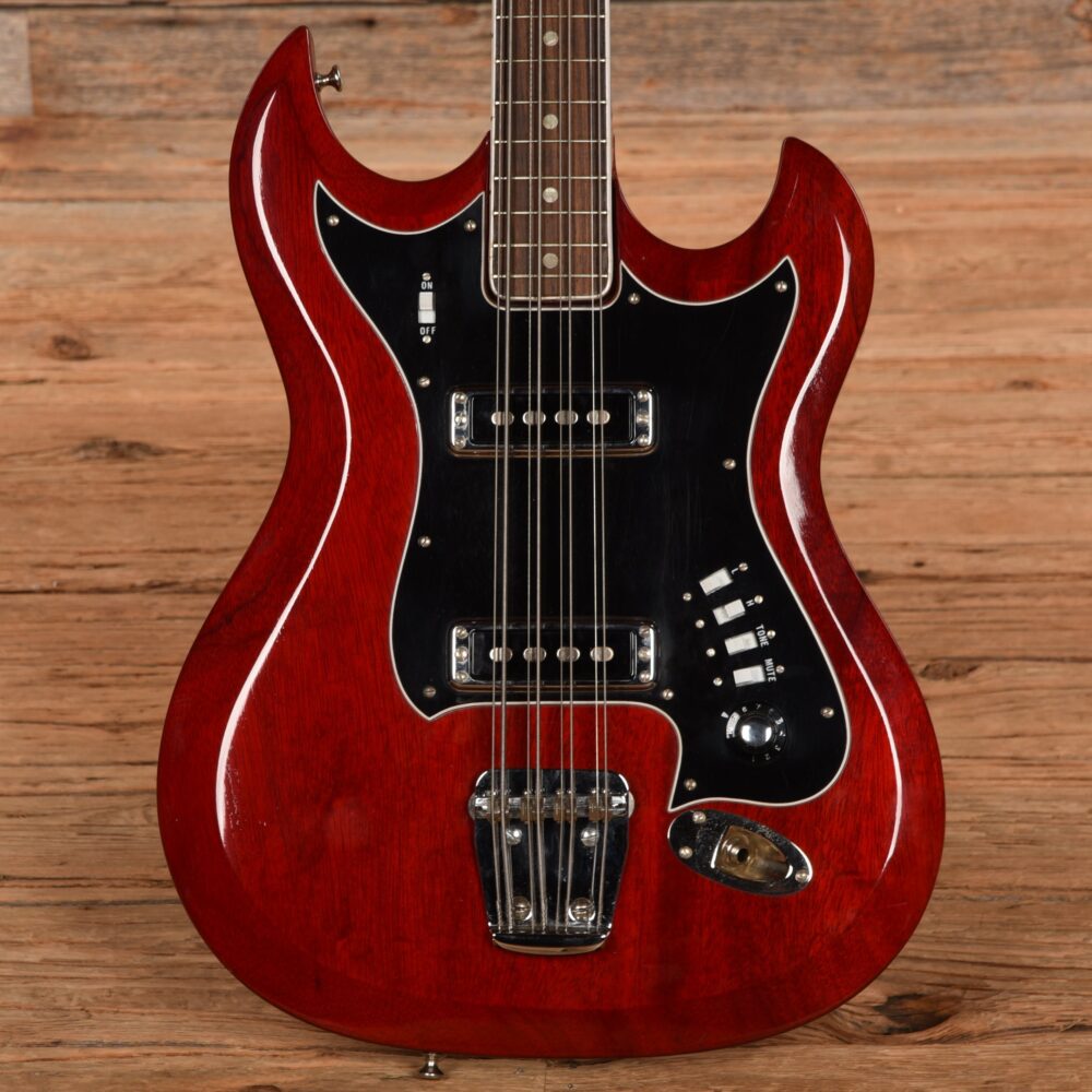 Hagstrom 8 String Bass Cherry 1960s - My Store