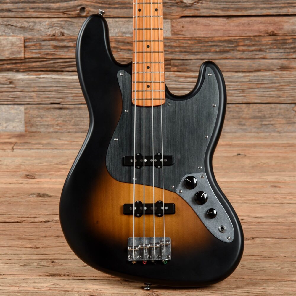 Squier 40th Anniversary Vintage Edition Jazz Bass Satin Wide 2-Color Sunburst 2022 - My Store