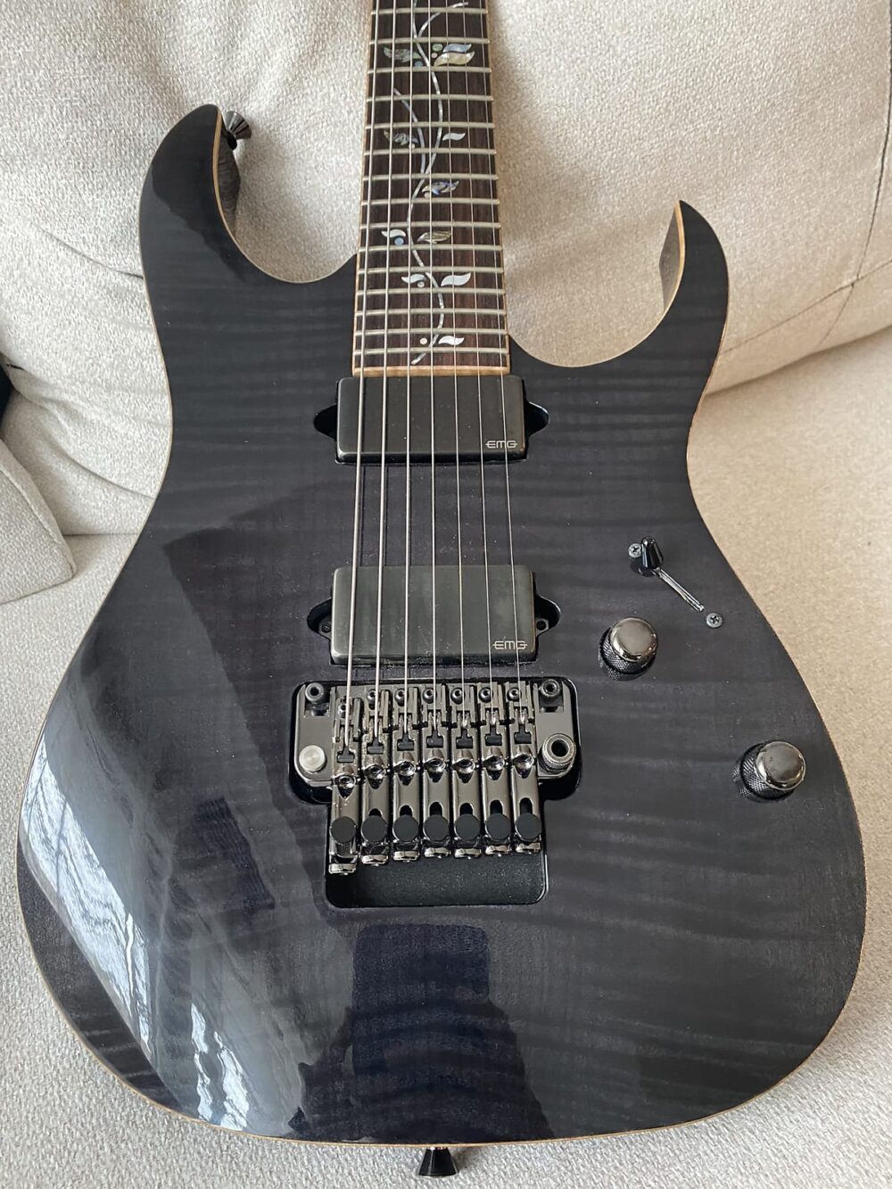 Ibanez RG8527Z-BX J. Custom with Rosewood Fretboard 2010 - 2017 - Black Onyx