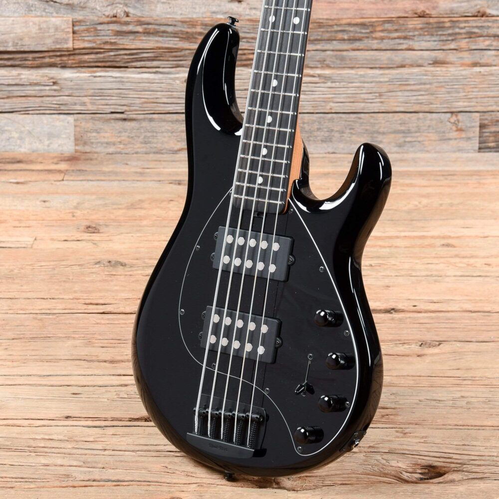 Music Man StingRay 5 Special H Jet Black Ebony Fingerboard w/Black Pickguard - My Store