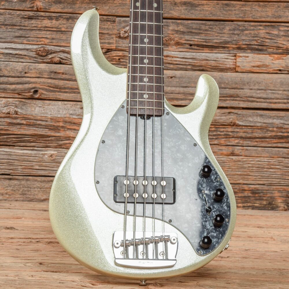 Music Man StingRay 5H Sparkle White 2001 - My Store