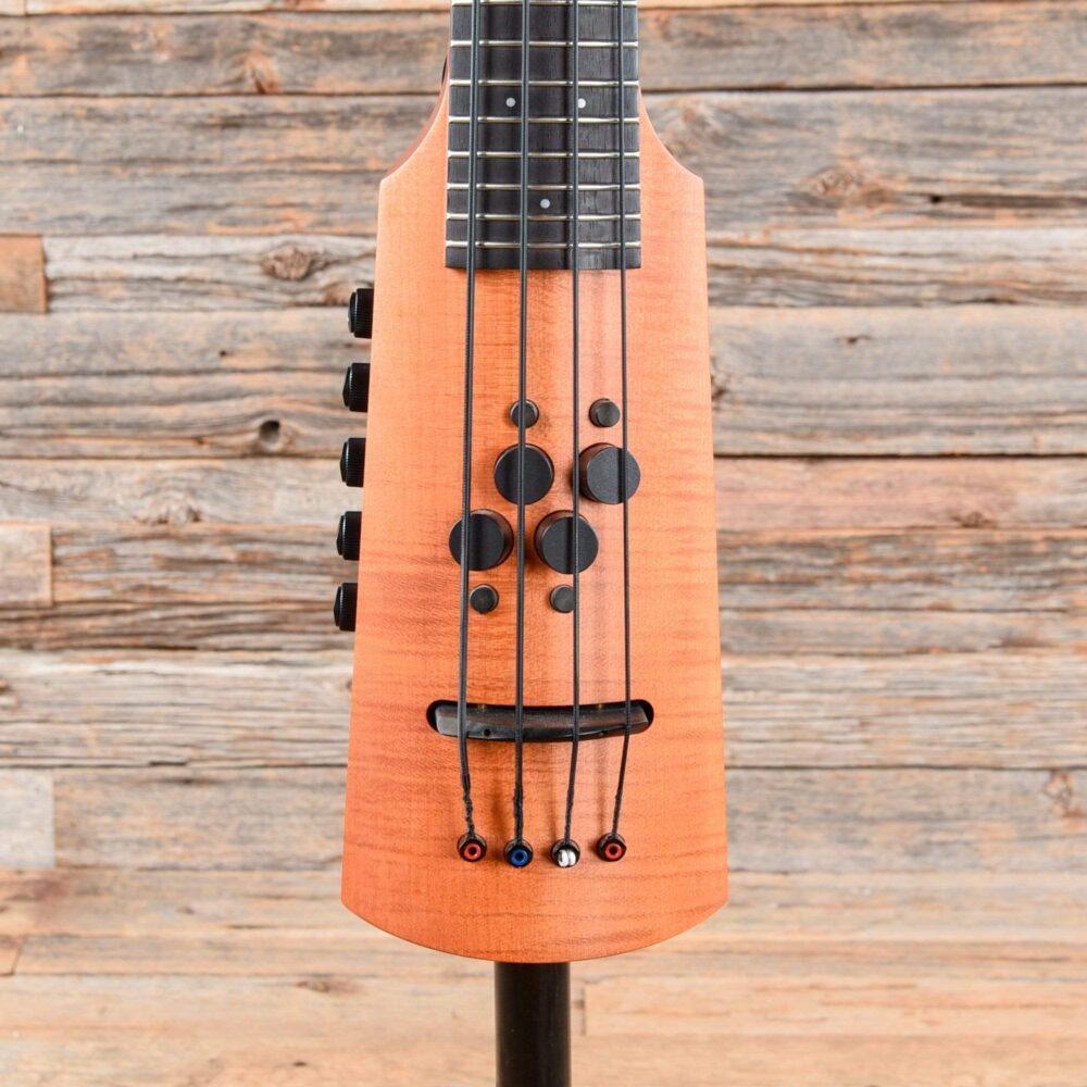 NS Design CR4 4-String Fretted Omni Bass w/Tripod & Boomerang Strap Amber Stain - My Store