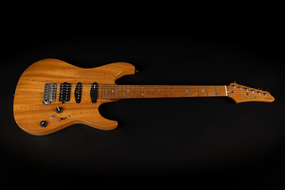 2018 Ibanez TQM1-NT Tom Quayle Signature with Roasted Maple Neck - Natural | Japan Prestige Series HSH Seymour Duncan DiMarzio Pickups | OHSC