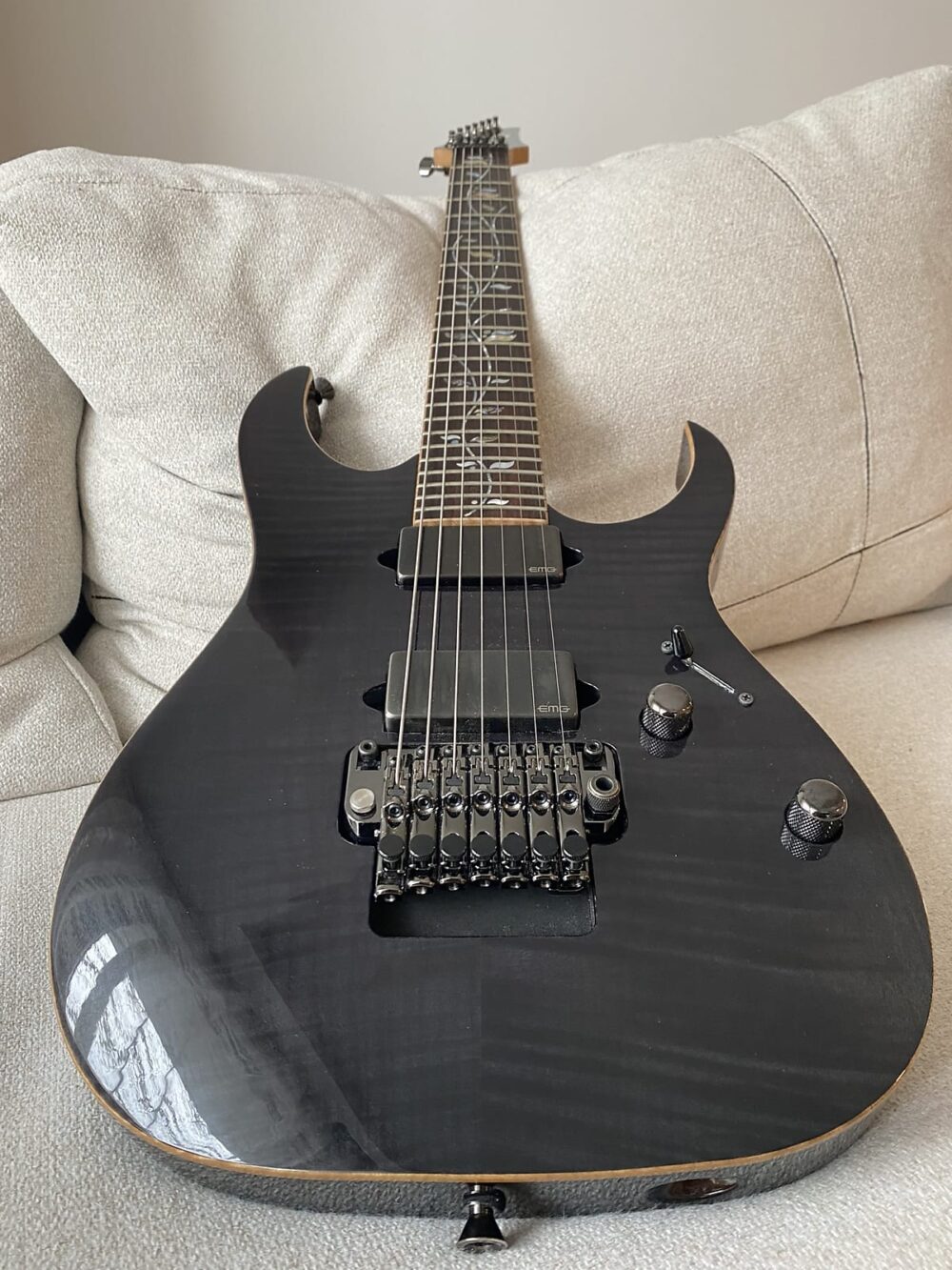 Ibanez RG8527Z-BX J. Custom with Rosewood Fretboard 2010 - 2017 - Black Onyx