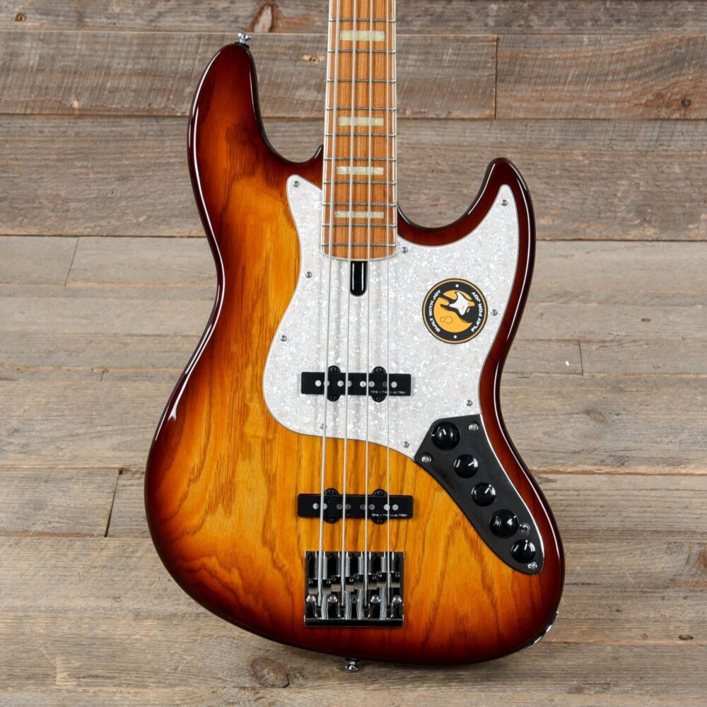 Sire Marcus Miller V8 Swamp Ash 4-String Tobacco Sunburst - My Store