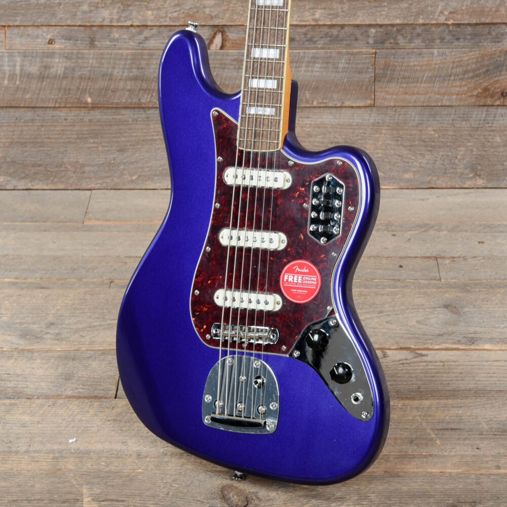 Squier Classic Vibe Bass VI Purple Metallic w/Matching Headcap - My Store