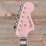 Squier Classic Vibe Bass VI Shell Pink w/Matching Headcap & 3-Ply Parchment Pickguard - My Store