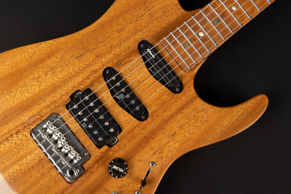 2018 Ibanez TQM1-NT Tom Quayle Signature with Roasted Maple Neck - Natural | Japan Prestige Series HSH Seymour Duncan DiMarzio Pickups | OHSC