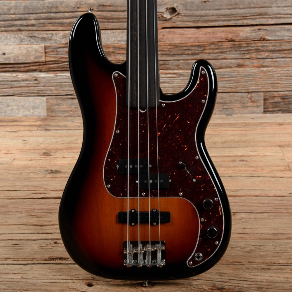 Fender Artist Tony Franklin Fretless Precision Bass 3-Tone Sunburst - My Store