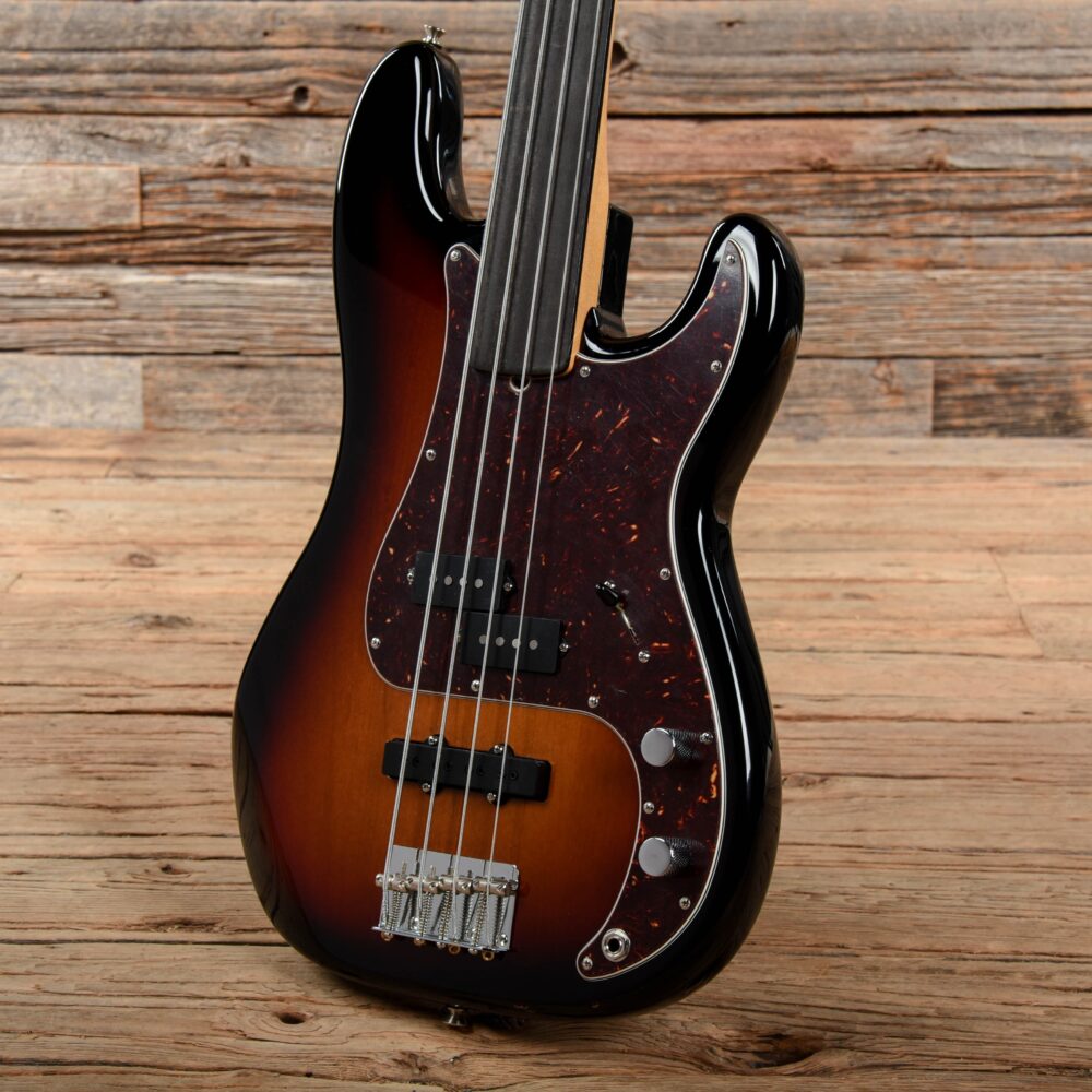 Fender Artist Tony Franklin Fretless Precision Bass 3-Tone Sunburst - My Store