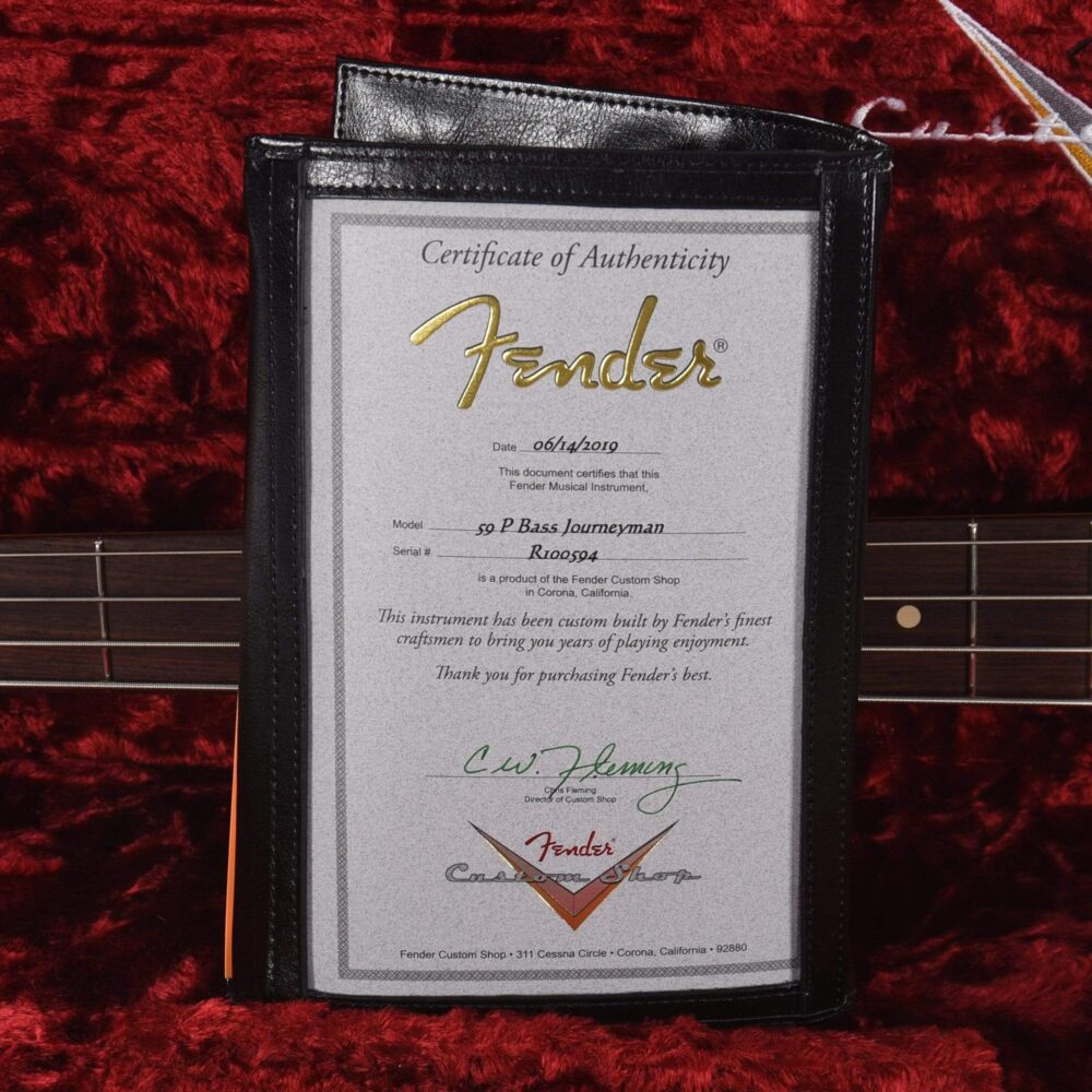 Fender Custom Shop 1959 Precision Bass "CME Spec" Journeyman Relic Faded Aged Sea Foam Green - My Store