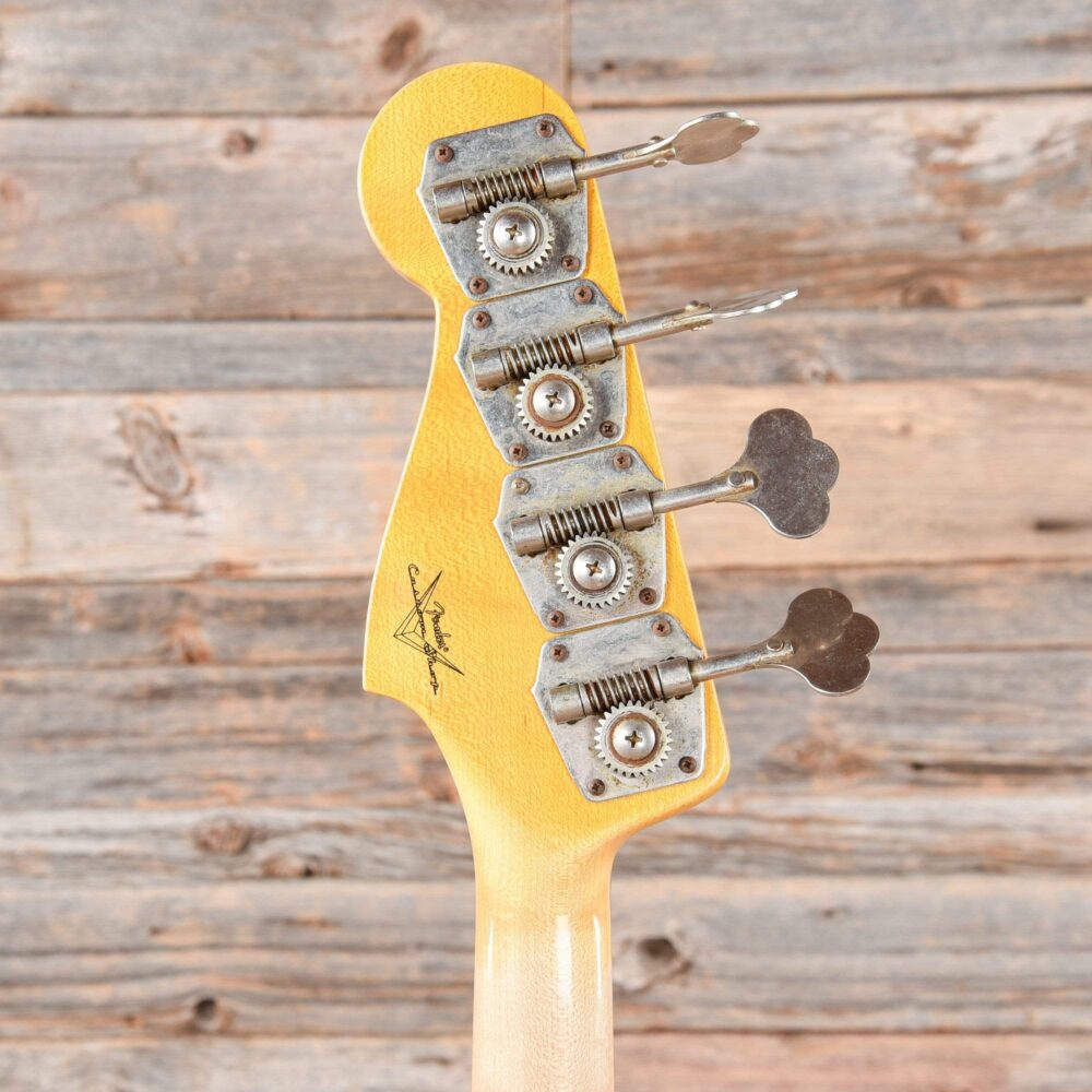 Fender Custom Shop 1960 Jazz Bass Journeyman Relic Aged Olympic White 2015 - My Store
