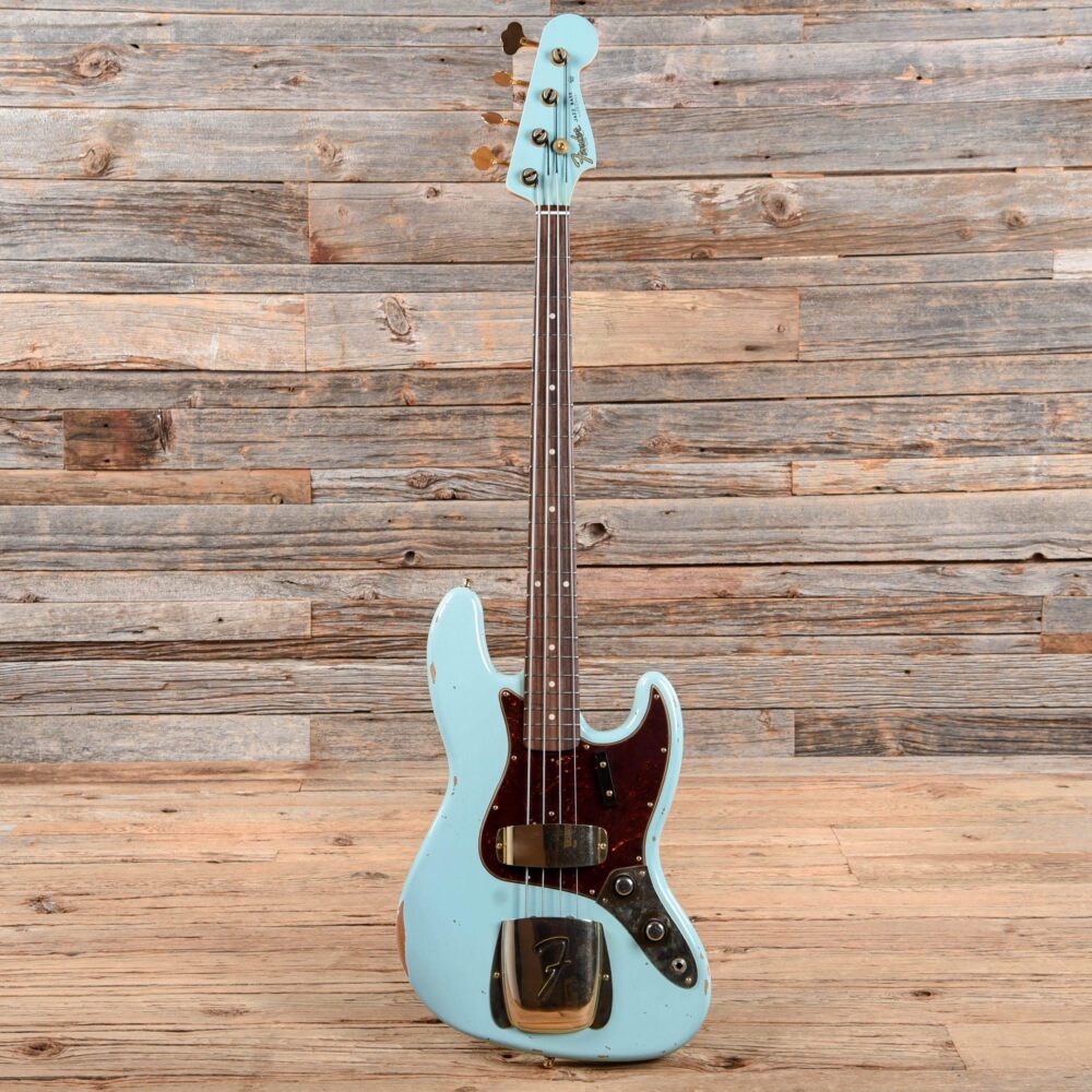 Fender Custom Shop 1960 Jazz Bass Relic Daphne Blue 2019 - My Store