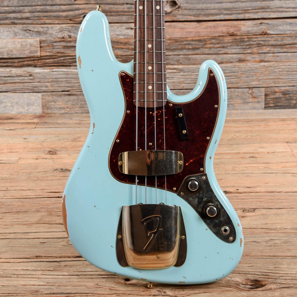 Fender Custom Shop 1960 Jazz Bass Relic Daphne Blue 2019 - My Store