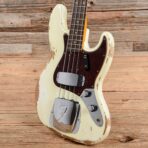 Fender Custom Shop 1961 Jazz Bass Heavy Relic Aged Olympic White 2019 - My Store