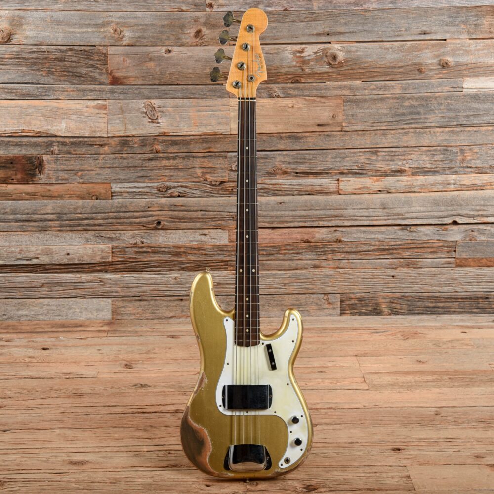Fender Custom Shop '63 Precision Bass Relic Aztec Gold 2021 - My Store