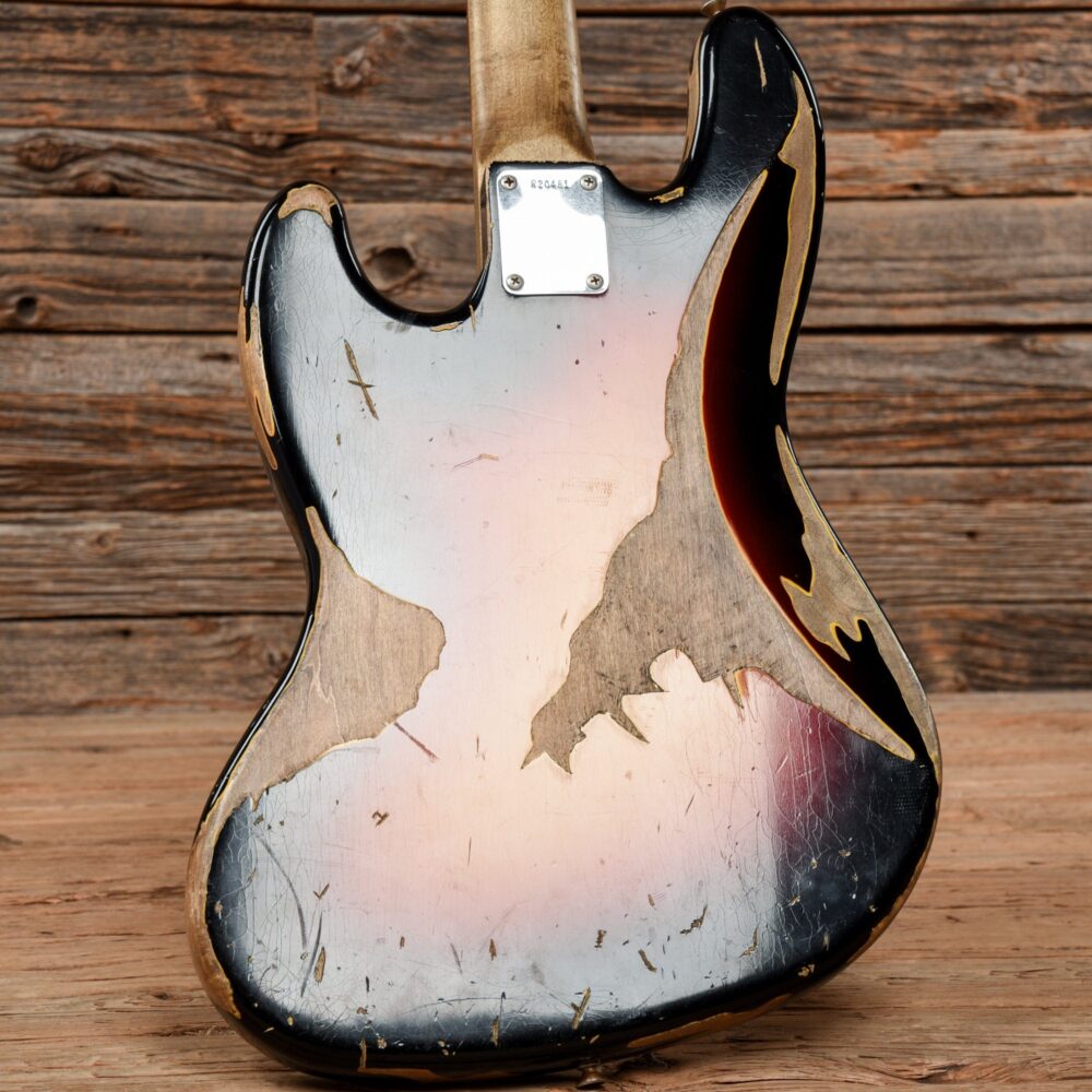 Fender Custom Shop Jaco Pastorius Tribute Jazz Bass Relic Sunburst 2005 - My Store