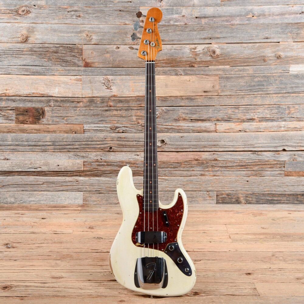 Fender Custom Shop Limited 1960 Jazz Bass Relice w/Roasted Maple Neck Olympic White 2017 - My Store