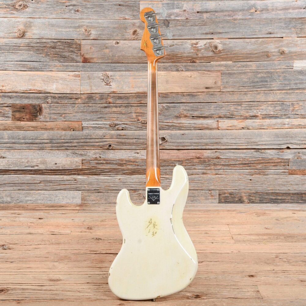 Fender Custom Shop Limited 1960 Jazz Bass Relice w/Roasted Maple Neck Olympic White 2017 - My Store