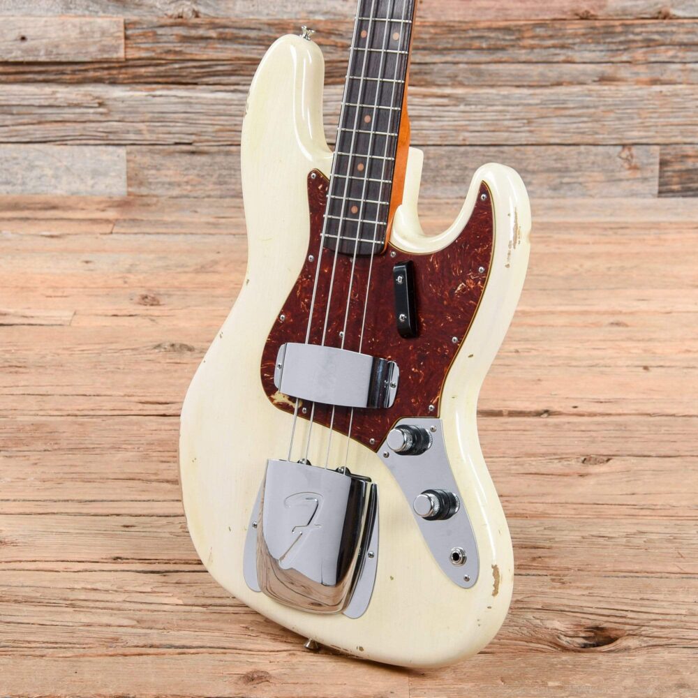 Fender Custom Shop Limited 1960 Jazz Bass Relice w/Roasted Maple Neck Olympic White 2017 - My Store
