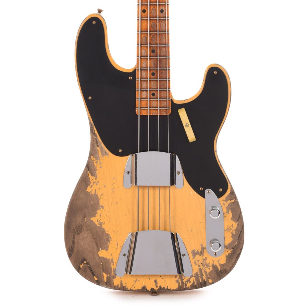 Fender Custom Shop Limited Edition 1951 Precision Bass Super Heavy Relic Aged Nocaster Blonde - My Store