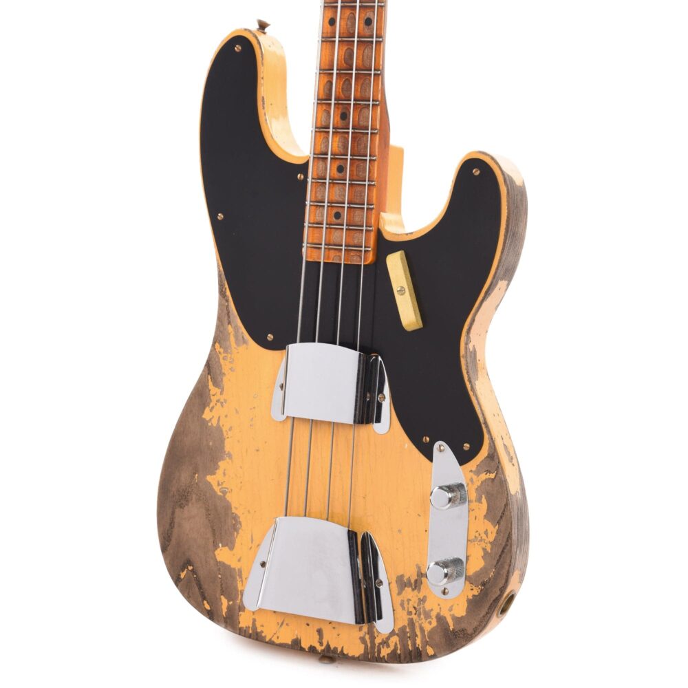 Fender Custom Shop Limited Edition 1951 Precision Bass Super Heavy Relic Aged Nocaster Blonde - My Store
