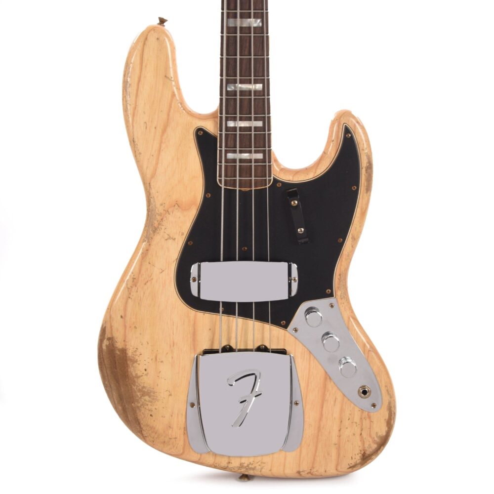 Fender Custom Shop Limited Edition Custom Jazz Bass Heavy Relic Aged Natural - My Store