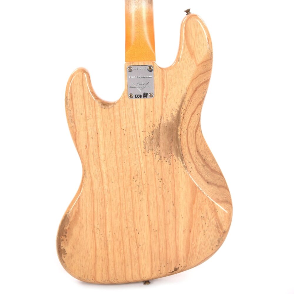 Fender Custom Shop Limited Edition Custom Jazz Bass Heavy Relic Aged Natural - My Store
