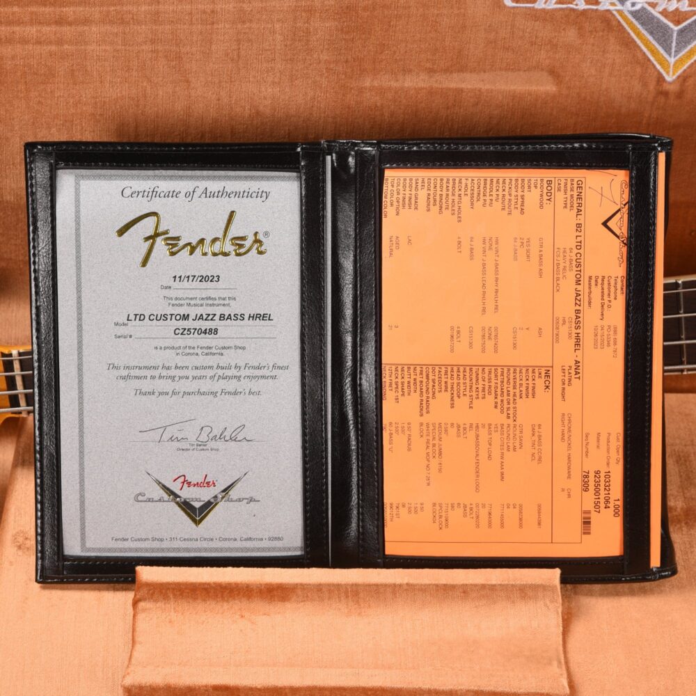 Fender Custom Shop Limited Edition Custom Jazz Bass Heavy Relic Aged Natural - My Store