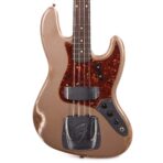 Fender Custom Shop Time Machine 1961 Jazz Bass Heavy Relic Aged Shoreline Gold - My Store