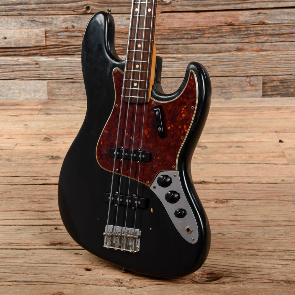 Fender Jazz Bass Black Refin 1966 - My Store