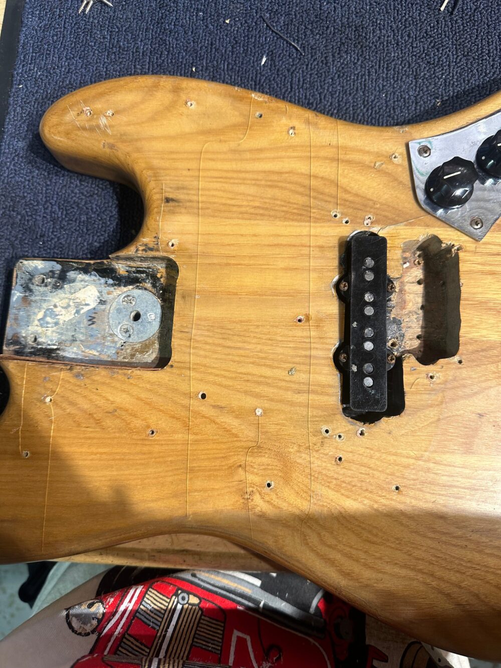 Fender Jazz Bass Natural Refin 1978 - My Store