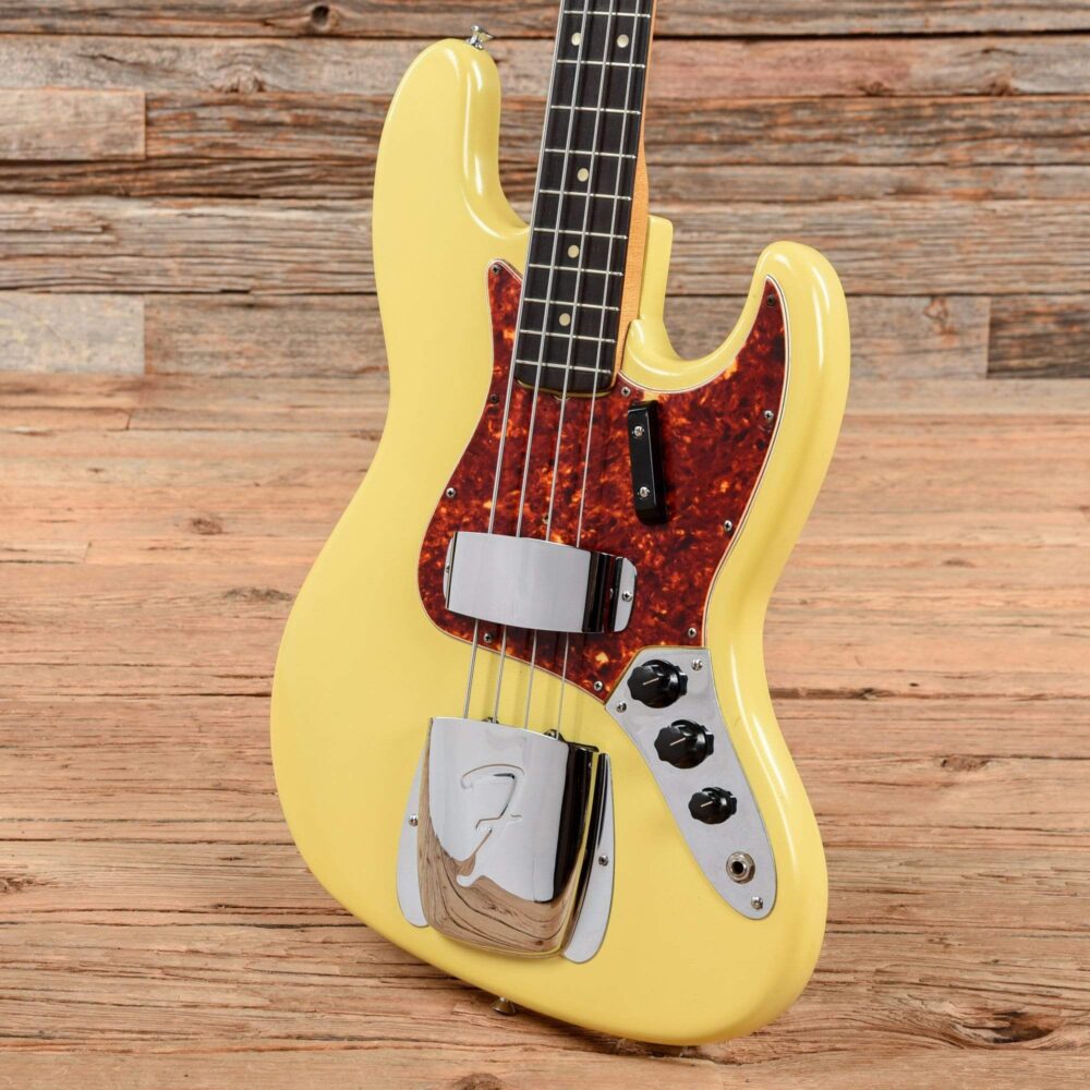 Fender Jazz Bass Olympic White Refin 1965 - My Store