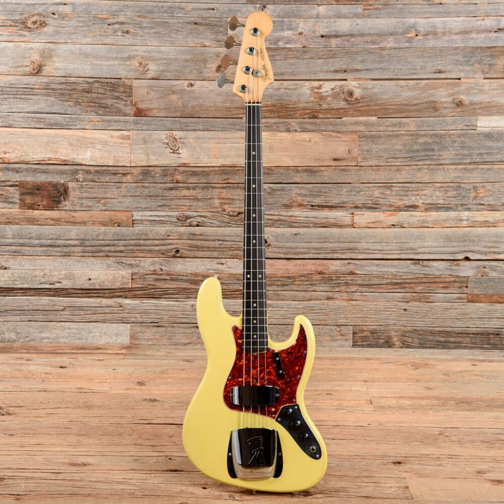 Fender Jazz Bass Olympic White Refin 1965 - My Store