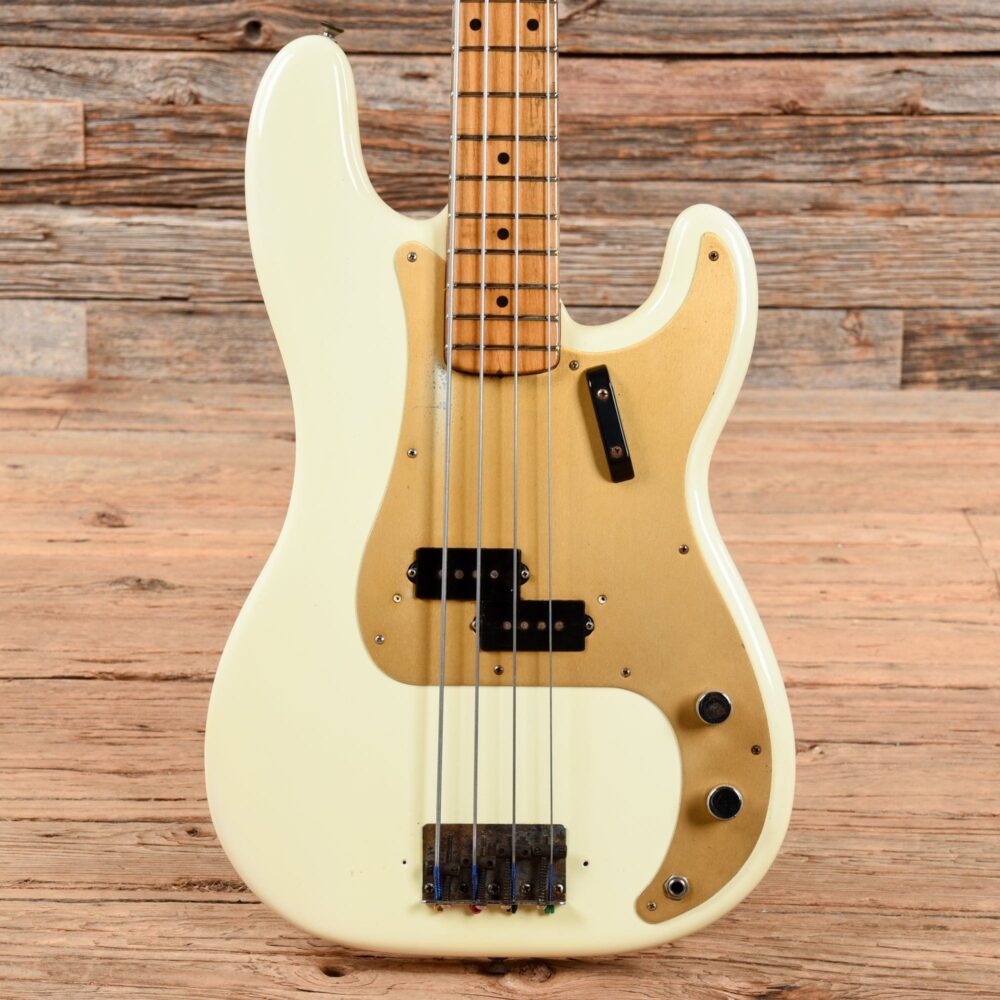 Fender Precision Bass Olympic White Refin 1958 - My Store
