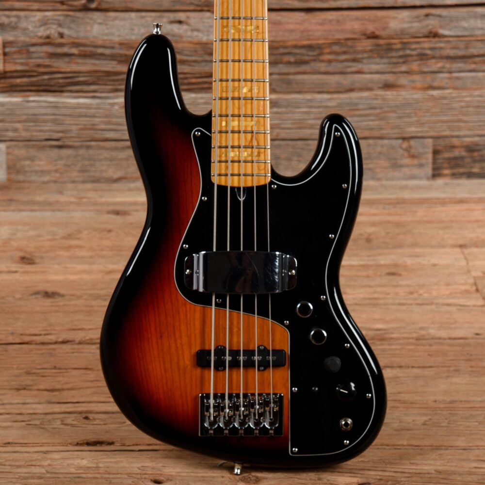 Fender Marcus Miller Artist Series Signature Jazz Bass V Sunburst 2014 - My Store