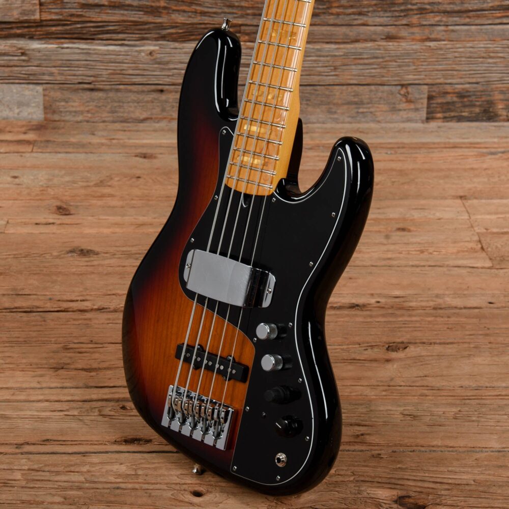 Fender Marcus Miller Artist Series Signature Jazz Bass V Sunburst 2014 - My Store