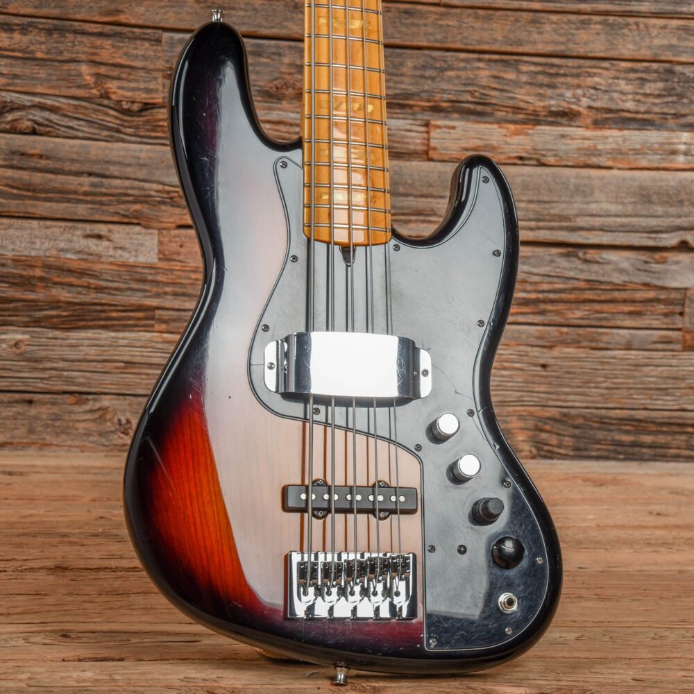 Fender Marcus Miller Artist Series Signature Jazz Bass V Sunburst 2014 - My Store
