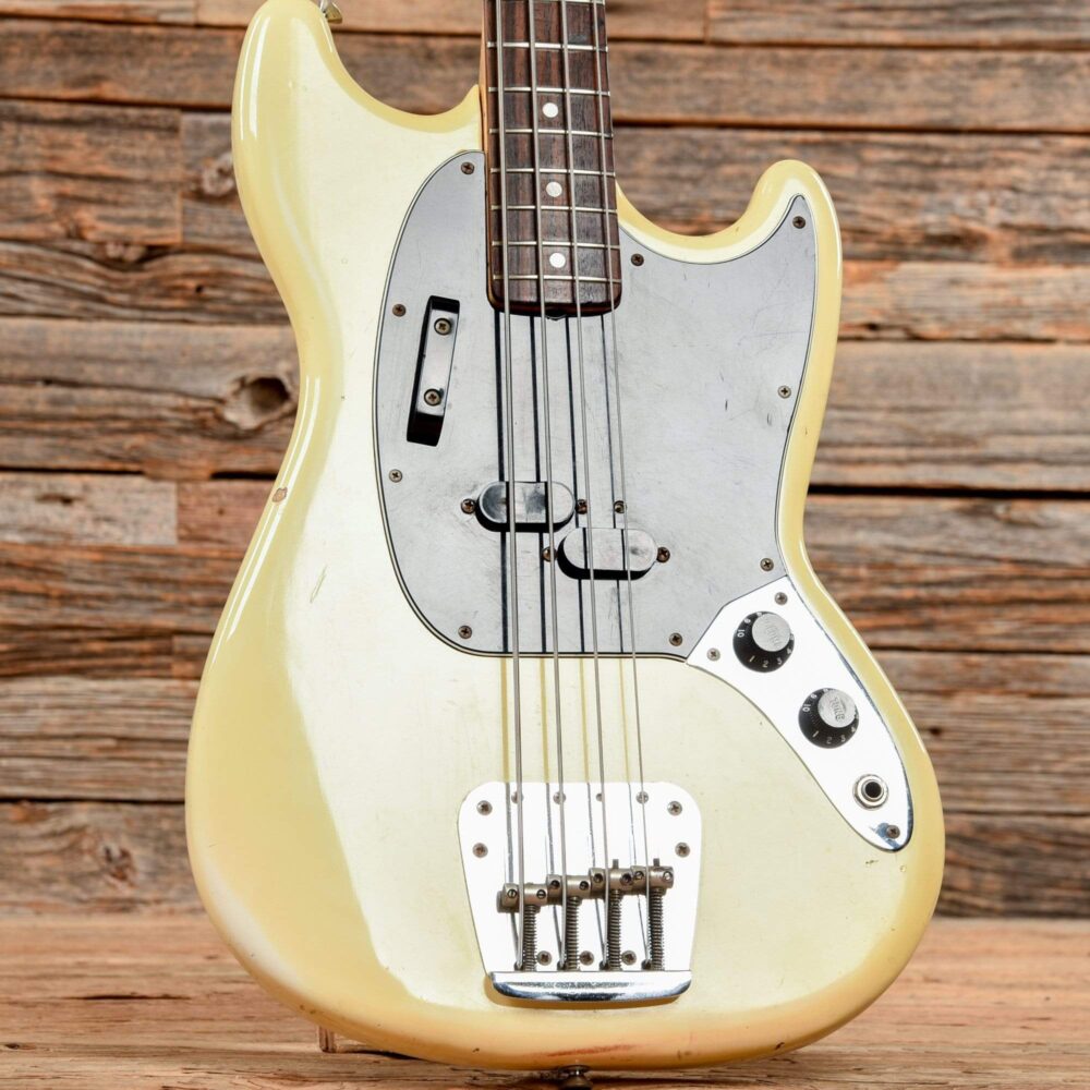 Fender Mustang Bass Olympic White 1978 - My Store