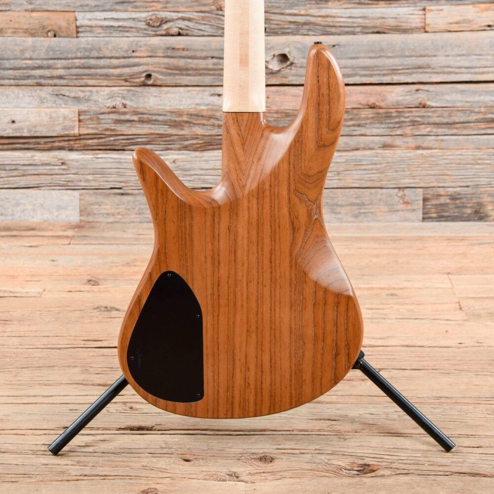 Fodera Viceroy Deluxe 4 Burmese Sal Top Roasted Ash Body w/Birdseye Maple Fingerboard - My Store