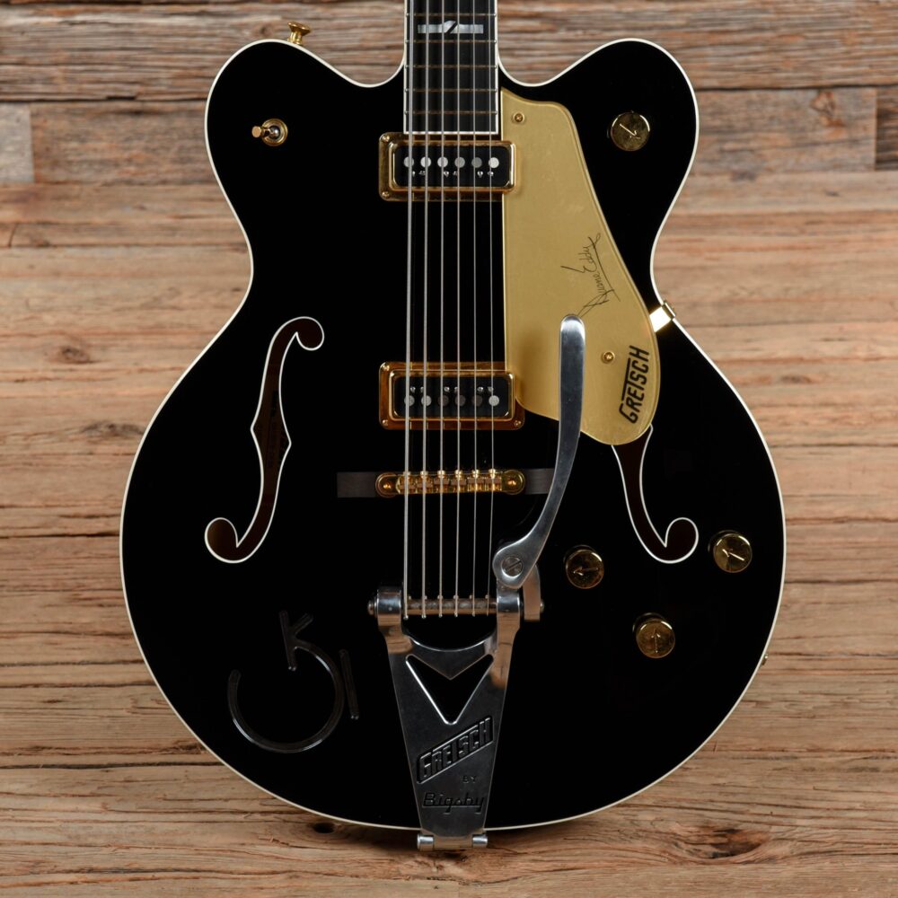 Gretsch G6120TB-DE Limited Edition Duane Eddy Signature 6-String Bass Black Pearl - My Store