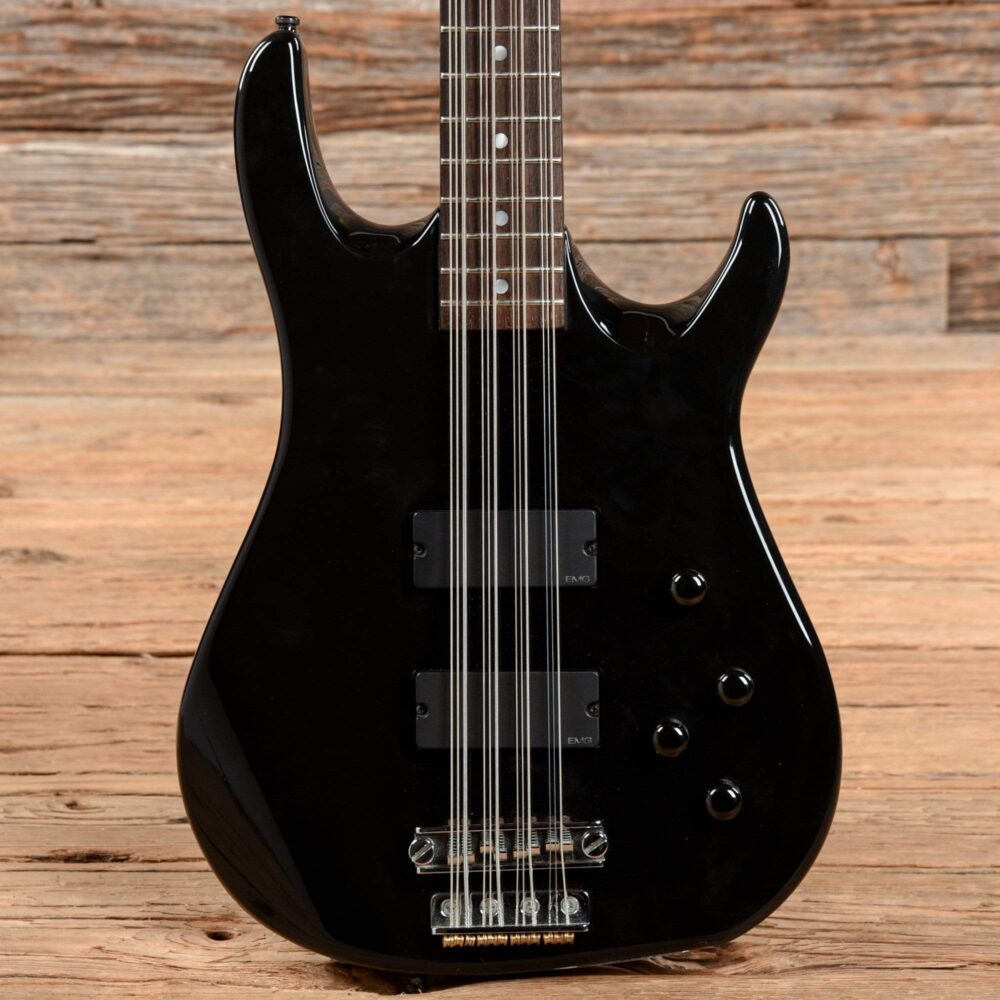 Hamer B12-L Chaparral 12-String Bass Black 1999 - My Store