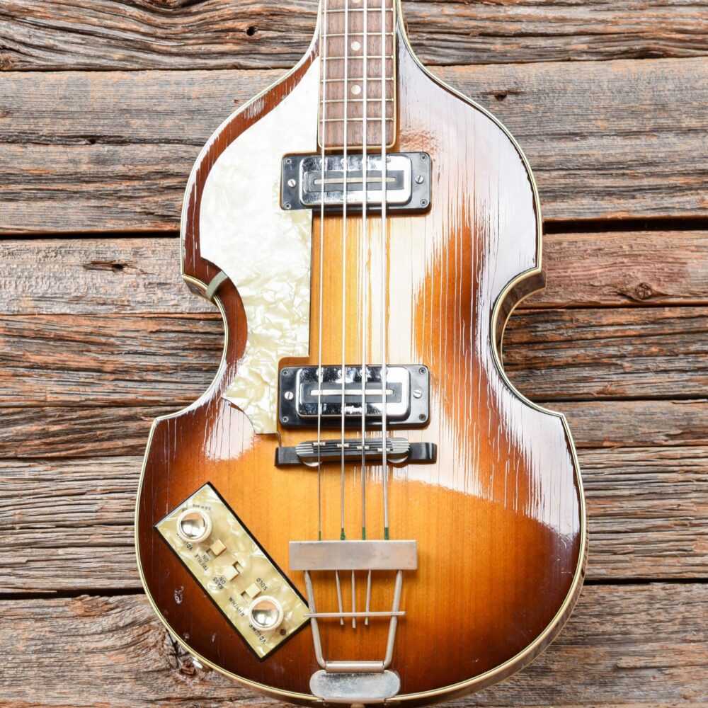 Hofner 500/1 Violin Bass Sunburst 1967 LEFTY - My Store